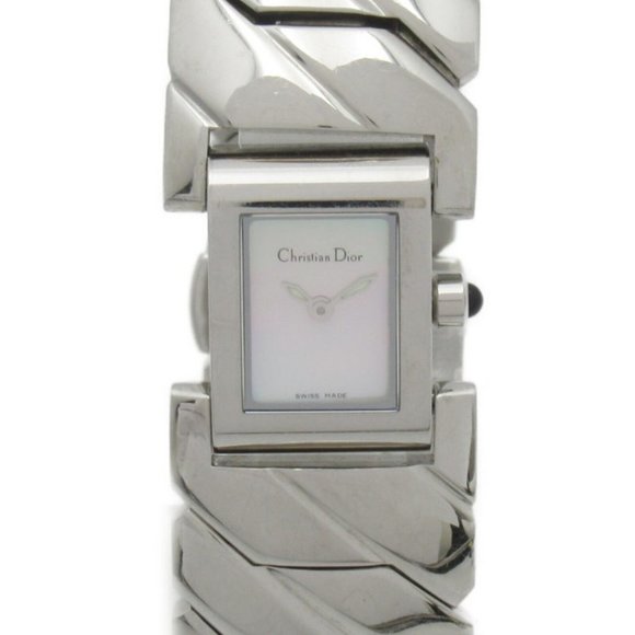 authenticity guaranteed Christian Dior Art Deco Wrist Watch Quartz Stainless - Picture 1 of 12